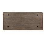 Bottom view displaying four rear cord management cutouts on the underside of Perrin Sideboard