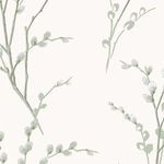 Product Image 2 for Laura Ashley Pussy Willow Sage Green Wallpaper from Graham & Brown