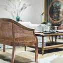 Product Image 7 for Walnut 2-Seater Salon Settee Cane Back from Johnathan Charles