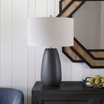 Product Image 1 for Twilight Satin Black Table Lamp from Uttermost