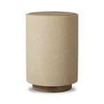 Product Image 1 for Crosby Faux Shagreen Side Table - Light Cream Shagreen from Four Hands