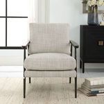 Product Image 3 for Sebastian Cast Iron Accent Chair from Uttermost