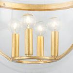 Product Image 3 for Malloy 4-Light Lantern - Vintage Gold Leaf from Hudson Valley