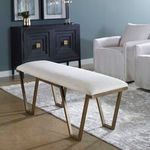 Product Image 2 for Farrah Geometric Bench from Uttermost