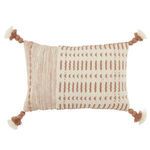 Product Image 1 for Calvert Tribal Tan/ Ivory Indoor/ Outdoor Lumbar Pillow from Jaipur 