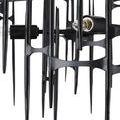 Product Image 9 for Attingham Black Chandelier from Currey & Company
