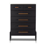 Product Image 4 for Rosedale 6-Drawer Tall Oak Dresser - Ebony Oak Veneer from Four Hands