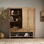 Product Image 22 for Brimley Solid Aged Light Pine Wide Cabinet from Four Hands