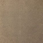 Close-up of camel sheepskin upholstery texture on Mila Chair