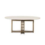 Product Image 1 for Mia Round Coffee Table Parchment White from Four Hands