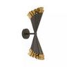 Product Image 1 for Ruffle Sconce, Black/Brass from Phillips Collection