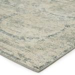 Product Image 3 for Crescent Handmade Medallion Blue/ Gray Rug from Jaipur 
