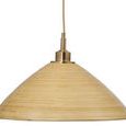 Product Image 1 for Spun 1-Light Natural Bamboo Pendant from Jamie Young