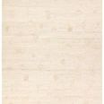 Eurydice handknotted tribal gray rug with subtle geometric tribal motifs on a soft grayish-beige wool background