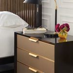 Product Image 2 for Brown Wood Modern Triple Wrap Nightstand from Caracole