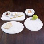 Mercer Cheese Board, Marble   Oval image 2