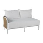 Havana left-arm facing sofa angled slightly from the front left side showing cushion and frame details