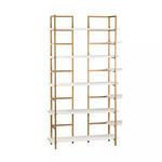 Product Image 1 for White And Gold Shelving Unit from Elk Home