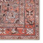 Product Image 8 for Chariot Indoor / Outdoor Medallion Orange / Dark Gray Area Rug from Jaipur 