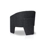 Detailed fabric texture on white outdoor olefin cushion fabric