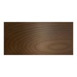 Close-up of wood grain pattern on Oscy swivel chair’s circular base in warm brown tone