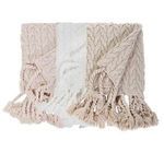 Product Image 2 for Capistrano Cable-Knit Throw Blanket - Winter White from Pom Pom at Home