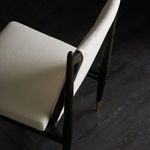 Product Image 7 for Unity Dark Cinder Oak Upholstered Dining Chair from Caracole