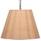 Product Image 1 for Scalloped 1-Light Raffia Pendant from Jamie Young