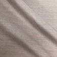 Close-up of seat cushion fabric in soft taupe with fine texture and subtle weave