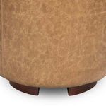 Product Image 5 for Millo Top Grain Leather Round Ottoman from Classic Home