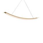 Product Image 1 for Kaguya Modern Brass Linear from Sonneman