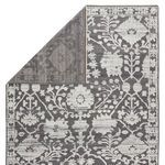 Product Image 2 for Riona Hand-Knotted Floral Gray/ White Rug from Jaipur 