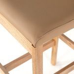 Two sizes of Rosa Morada stools side by side showing height difference