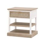 Product Image 1 for Weave 1-Drawer Smoke Gray Oak Side Table from Essentials for Living