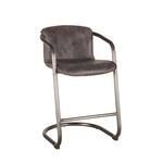 Product Image 3 for Chiavari Distressed Antique Ebony Leather Counter Chairs, Set Of 2 from World Interiors