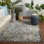 Product Image 2 for Ansilar Indoor/ Outdoor Medallion Blue/ Gray Rug from Jaipur