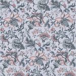 Product Image 3 for Laura Ashley Portia Textured Pale Slate Floral Wallpaper from Graham & Brown