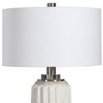 Product Image 5 for Azariah White Crackle Table Lamp from Uttermost