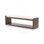 Product Image 12 for Edmon Bench Savile Flax/Warm Nettlewood from Four Hands