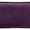 Cotton Velvet Dark Purple Lumbar Pillow image 1
