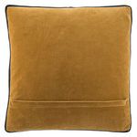 Bryn Solid Gold/ Navy Throw Pillow image 2