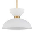 Product Image 9 for Zevio Antique Brass White Pendant from Currey & Company