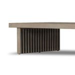 Product Image 7 for Haskell Cream Wooden Outdoor Coffee Table - Weathered Grey from Four Hands