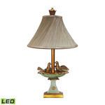 Product Image 1 for Love Birds In Bath 1 Light Table Lamp In Gold Leaf And Grantsmoth Green from Elk Home