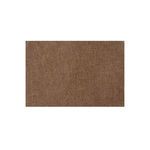Close-up of Isla Mocha Sectional mocha fabric slipcover showing subtle woven texture and matte finish