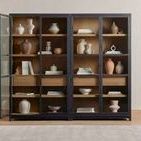 Millie Matte Black Wood Double Cabinet image 17