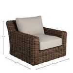 Product Image 10 for Montauk Resin Wicker Outdoor Swivel Lounge Chair from Summer Classics