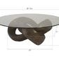 Product Image 5 for Trifoil Coffee Table, Bronze w/ Glass from Phillips Collection