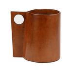 Product Image 3 for Petra Leather Vase from Chelsea House