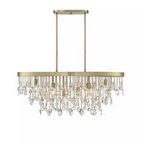 Product Image 2 for Livorno Noble Brass 8 Light Linear Chandelier from Savoy House 
